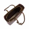 Sac à main pour femme épaule 034g marron caviar
