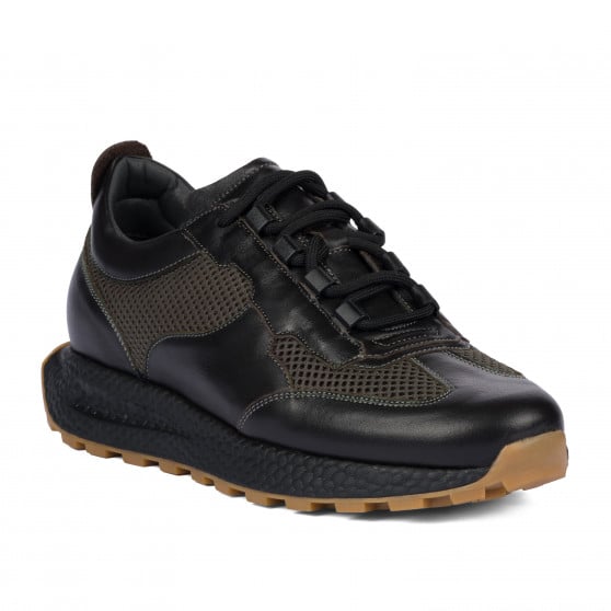 Chaussures de sport homme 9005 café combiné