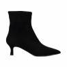 Bottines à talon femme 1416 noir velours