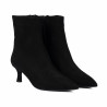 Bottines à talon femme 1416 noir velours