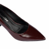 Chaussures élégantes femme 1372 vernis bordeaux