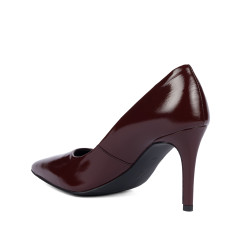 Chaussures élégantes femme 1372 vernis bordeaux