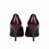 Chaussures élégantes femme 1372 vernis bordeaux