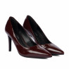 Chaussures élégantes femme 1372 vernis bordeaux