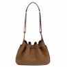 Sac à main pour femme 062g en daim camel