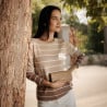 Portefeuille femme 207g marron lifestyle