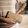 Portefeuille femme 207g marron lifestyle
