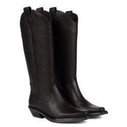 Bottes femme 3429 biz chocolat