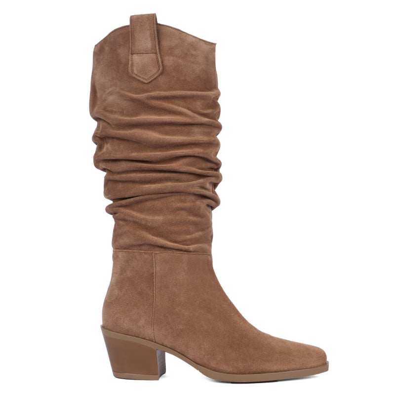 Bottes femme 3428 velours cappuccino
