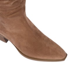 Bottes femme 3428 velours cappuccino