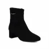 Bottines à talon femme 1414 noir velours