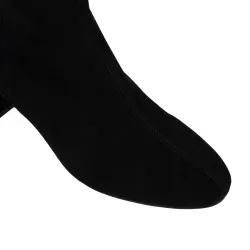 Bottines à talon femme 1414 noir velours