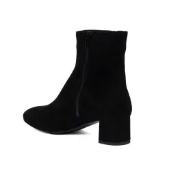 Bottines à talon femme 1414 noir velours