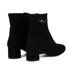 Bottines à talon femme 1414 noir velours