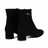 Bottines à talon femme 1414 noir velours