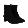 Bottines à talon femme 1414 noir velours