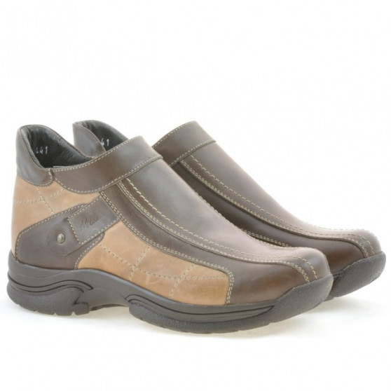 Bottes adolescents 441 café+sable