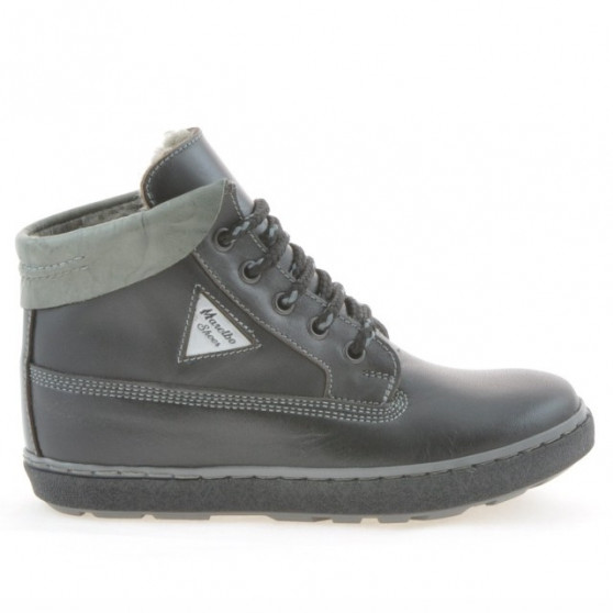 Bottes enfants 3206 noir+gris Bottes enfants 3206 noir+gris