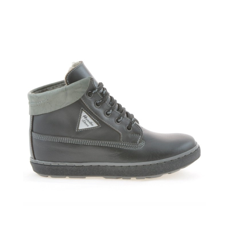 Bottes enfants 3206 noir+gris
