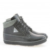 Bottes enfants 3206 noir+gris