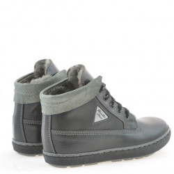 Bottes enfants 3206 noir+gris