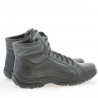 Bottes adolescents 461 noir+gris