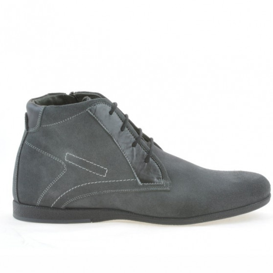 Bottes hommes 474 gris velours Bottes hommes 474 gris velours