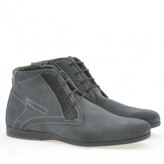 Bottes hommes 474 gris velours