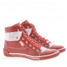 Bottes femme 258 rouge+blanc