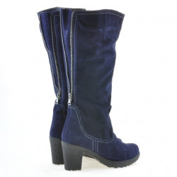 Bottes femme 3258 indigo velours