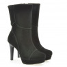 Bottes femme 1132 noir antilope