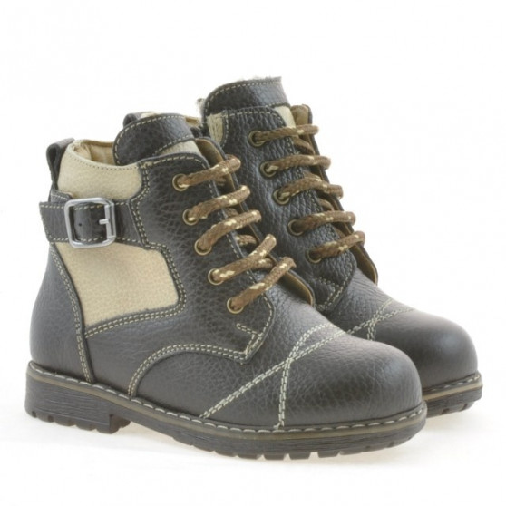 Bottes enfants petits 21c café combiné