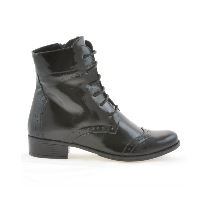 Bottes femme 291 vernis noir