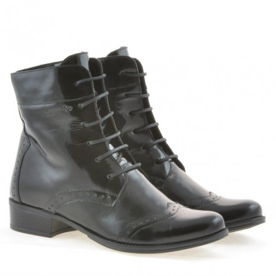 Bottes femme 291 vernis noir