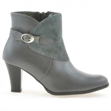 Bottes femme 1124 gris combiné