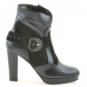 Bottes femme 1126 noir+noir antilope