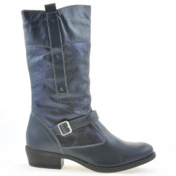 Bottes femme 225 indigo combiné