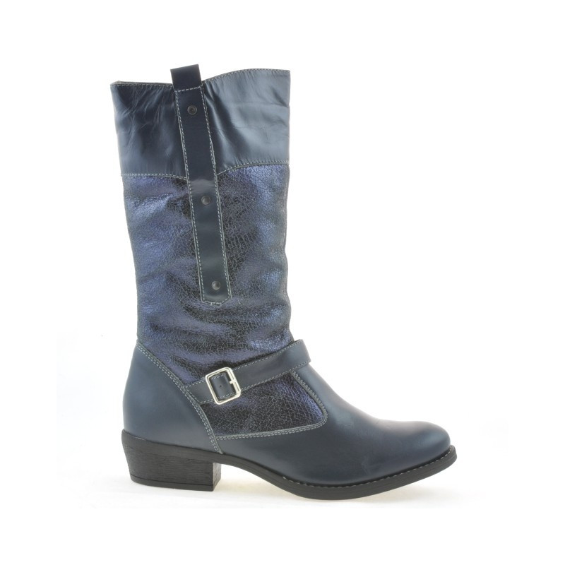 Bottes femme 225 indigo combiné