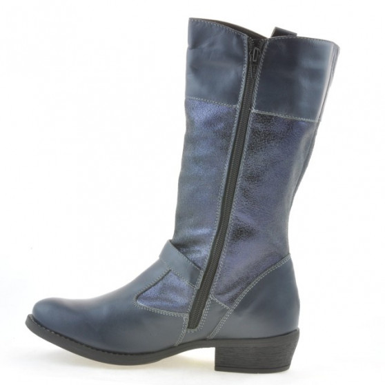 Bottes femme 225 indigo combiné