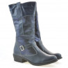 Bottes femme 225 indigo combiné