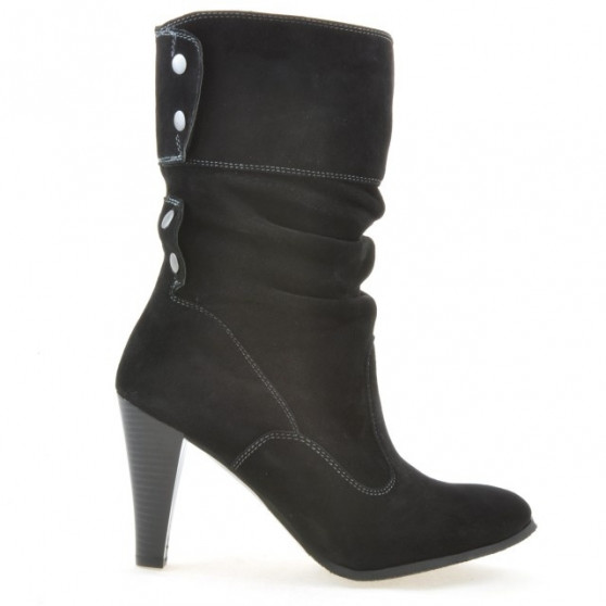 Bottes femme 1113 noir+noir antilope Bottes femme 1113 noir+noir antilope