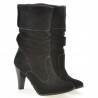 Bottes femme 1113 noir+noir antilope