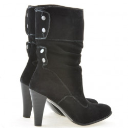 Bottes femme 1113 noir+noir antilope