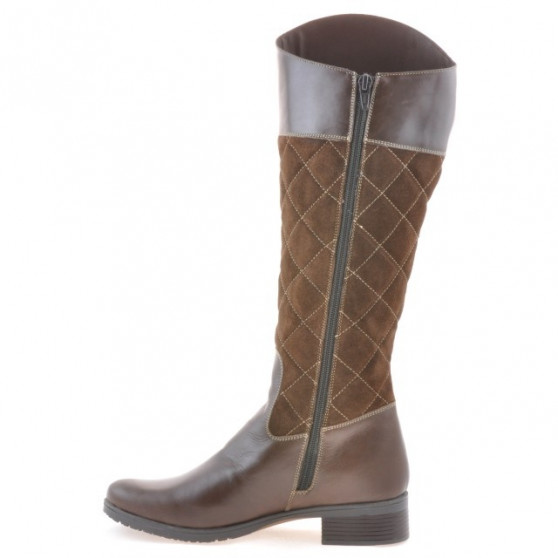 Bottes femme 3293 café combiné
