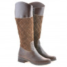 Bottes femme 3293 café combiné