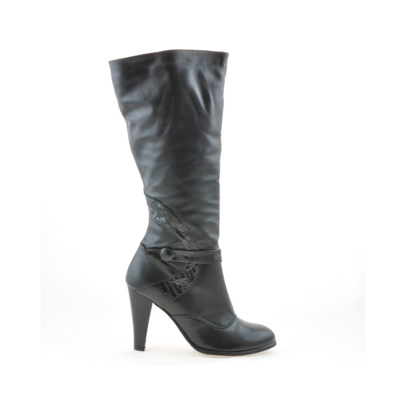 Bottes femme 1119 noir combiné