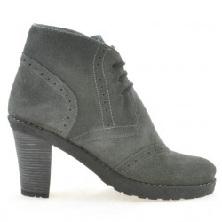 Bottes femme 3230 gris velours