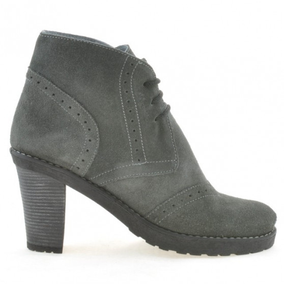 Bottes femme 3230 gris velours