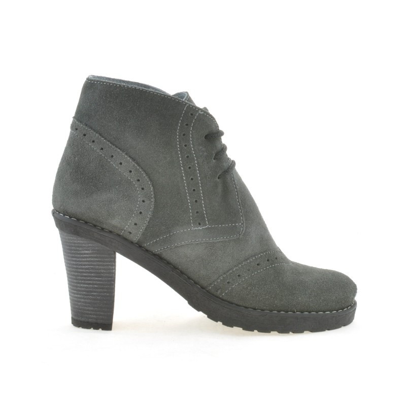 Bottes femme 3230 gris velours