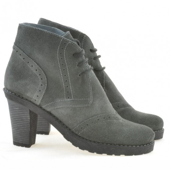 Bottes femme 3230 gris velours